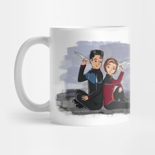 Paper starship competition Mug